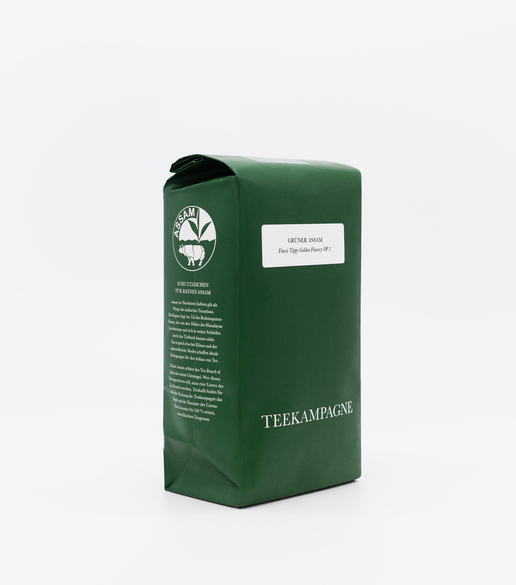 Grüner Assam Tonganagaon, Packung
