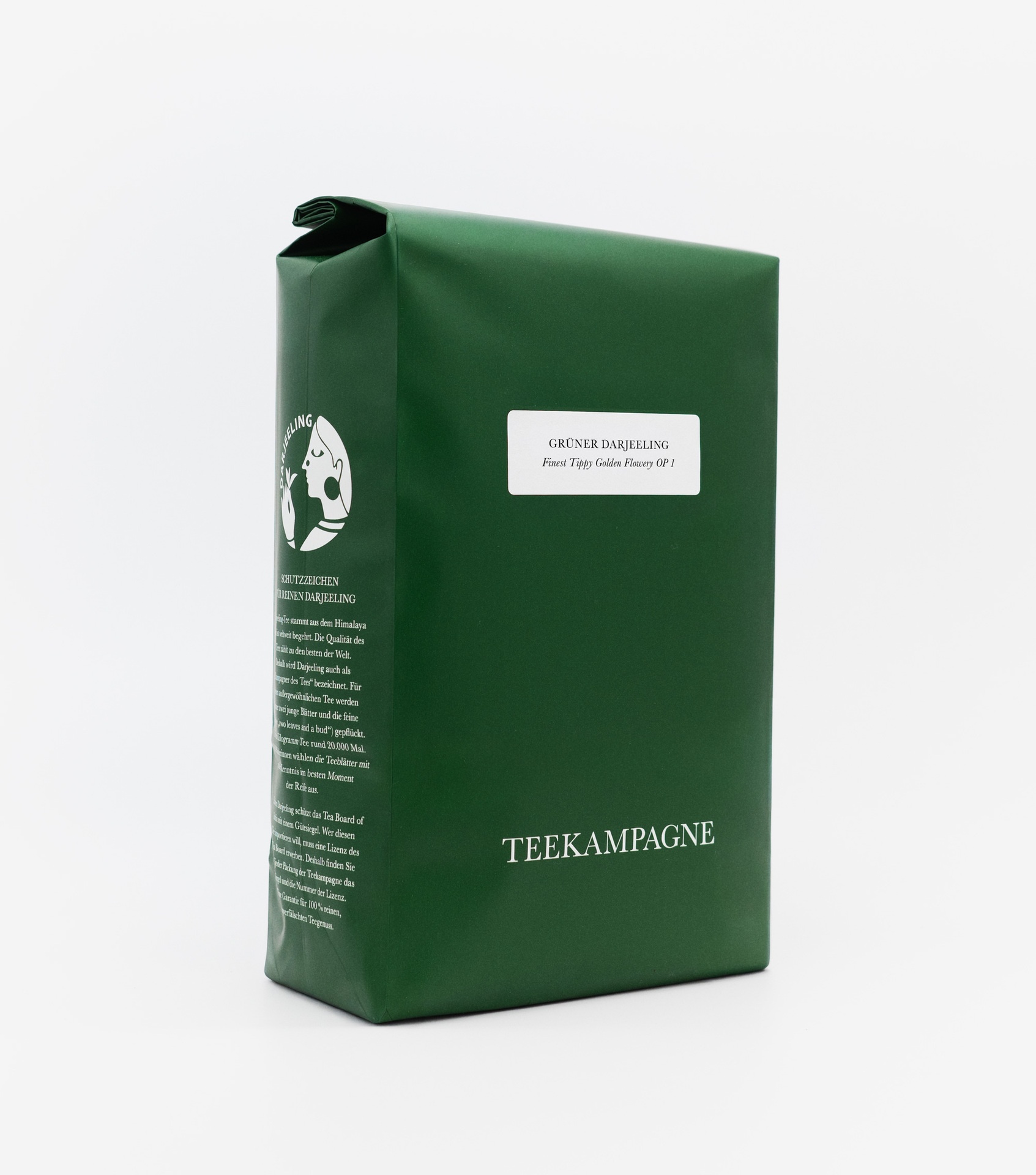 Grüner Darjeeling, Packung